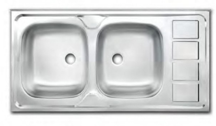 سینک اخوان معمولی روکار 100*50