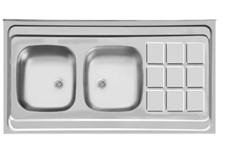 سینک اخوان معمولی روکار 120*60