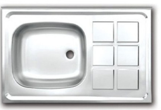 سینک اخوان معمولی روکار 80*50