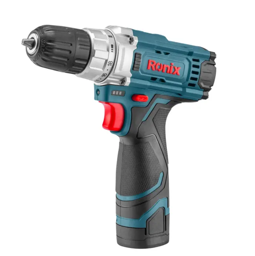 کیت دریل شارژی 12 ولت تک باتری 35 پارچه رونیکس مدل RS-8611