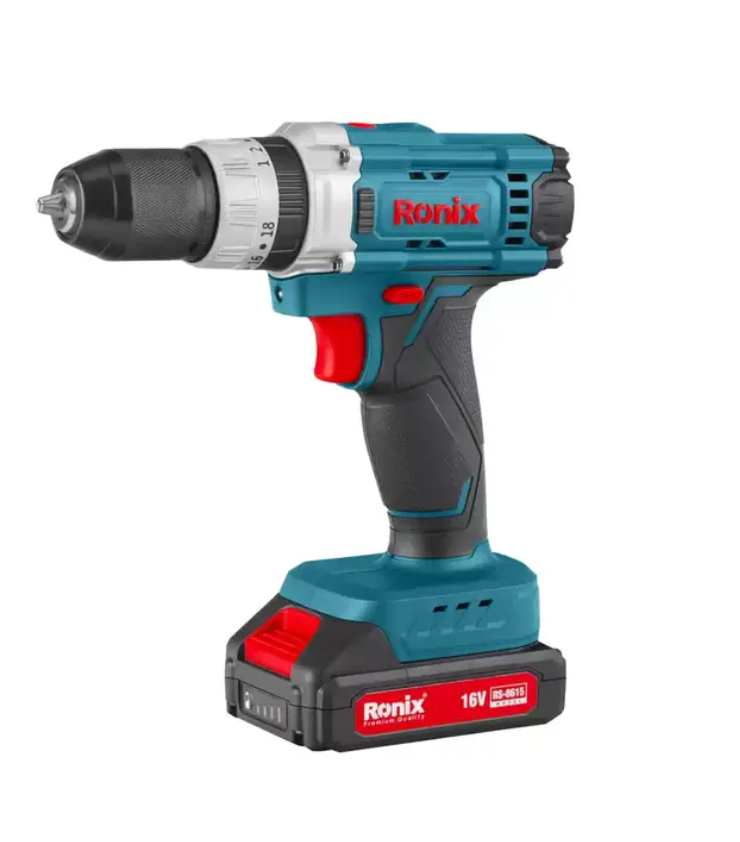 کیت دریل شارژی 16 ولت دو باتری 33 پارچه رونیکس مدل RS-8615