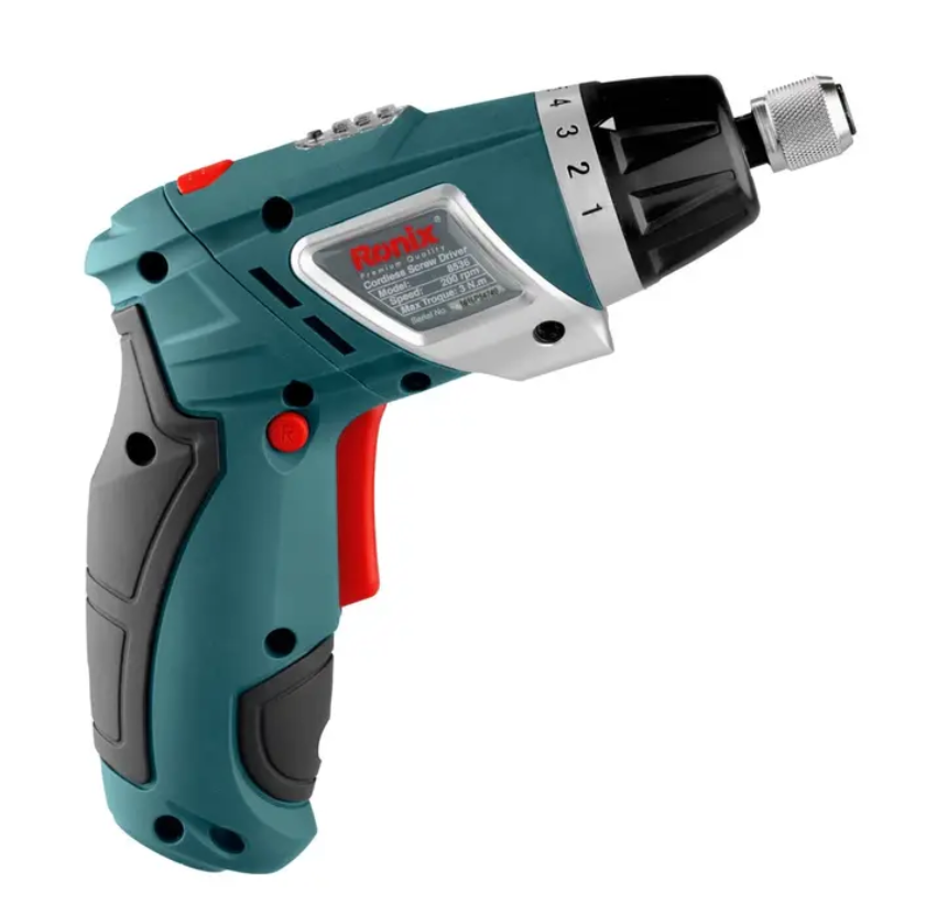 پیچ گوشتی شارژی تاشو 8536 رونیکس