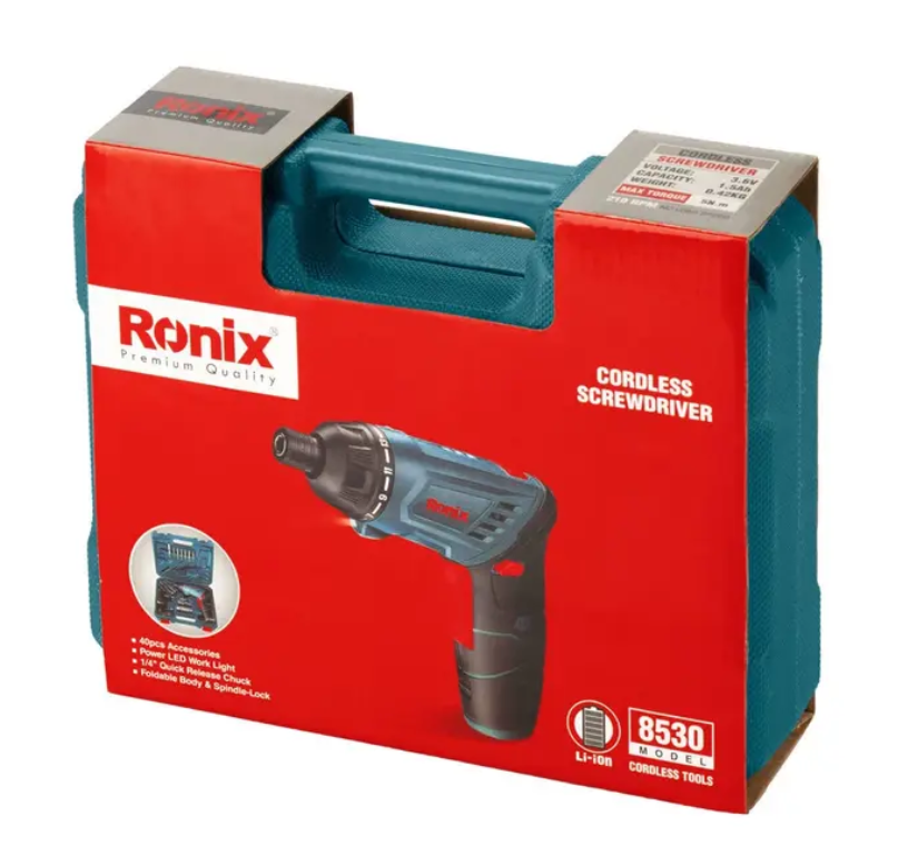 پیچ گوشتی شارژی تاشو 8530 رونیکس