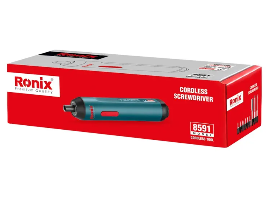 پیچ گوشتی شارژی الکترونیک 8591 رونیکس