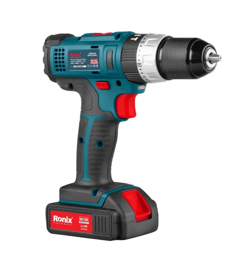 کیت دریل پیچ گوشتی شارژی 8616K رونیکس