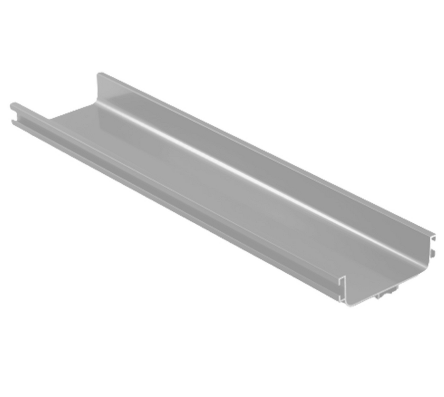 دستگیره یو مخفی نقره ایU