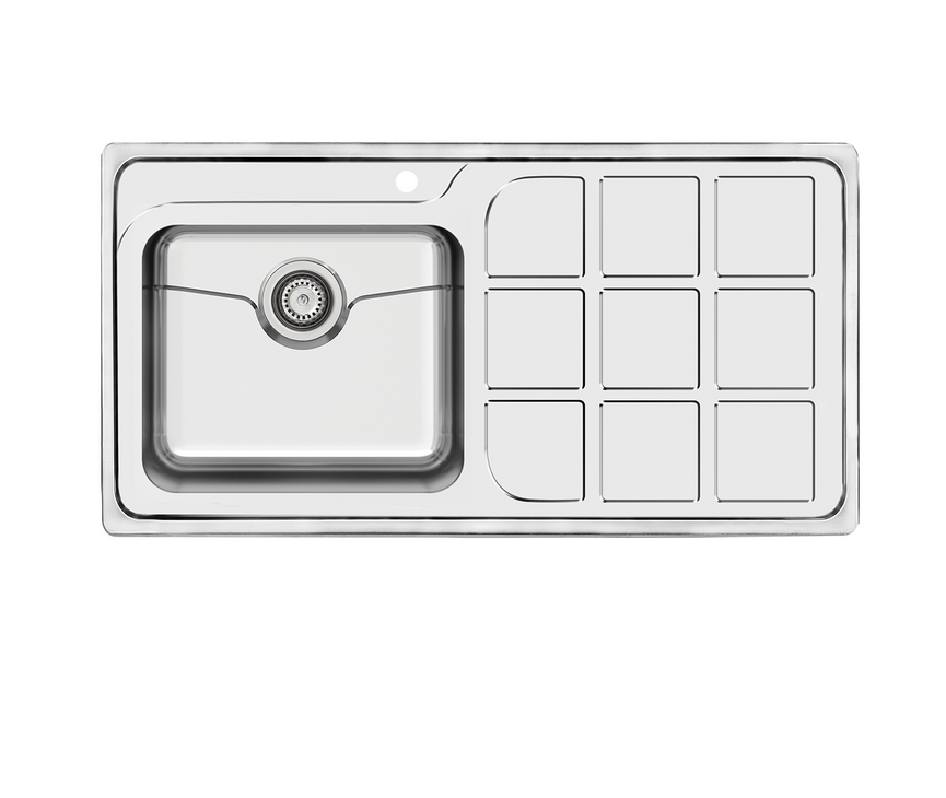 سینک توکار تک لگن میکس پلاس کد7032P45