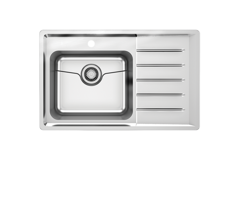 سینک توکار تک لگن میکس پلاس کد6072P45