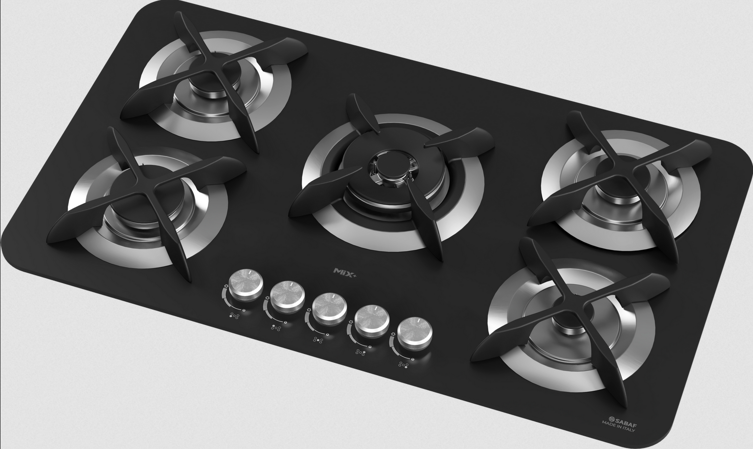 گاز 5شعله شیشه ای کدAPPLE M میکس پلاس