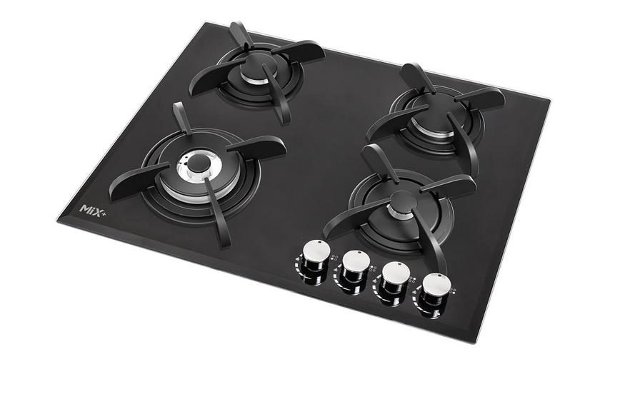 گاز 4شعله شیشه ای کد403G میکس پلاس