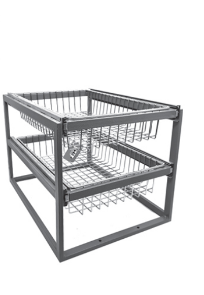 سبد سیب و پیاز بغل ریل الومبر دو طبقه یونیت 30