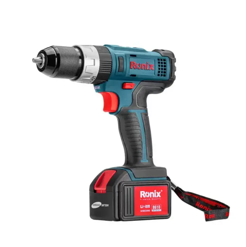 دریل پیچ گوشتی چکشی شارژی رونیکس مدل 8618