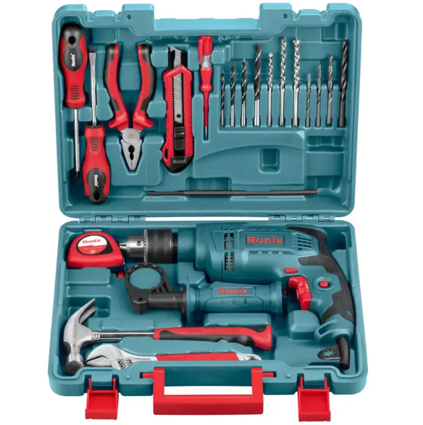 کیت دریل برقی چکشی13 میلیمتری رونیکس مدل RS-0001