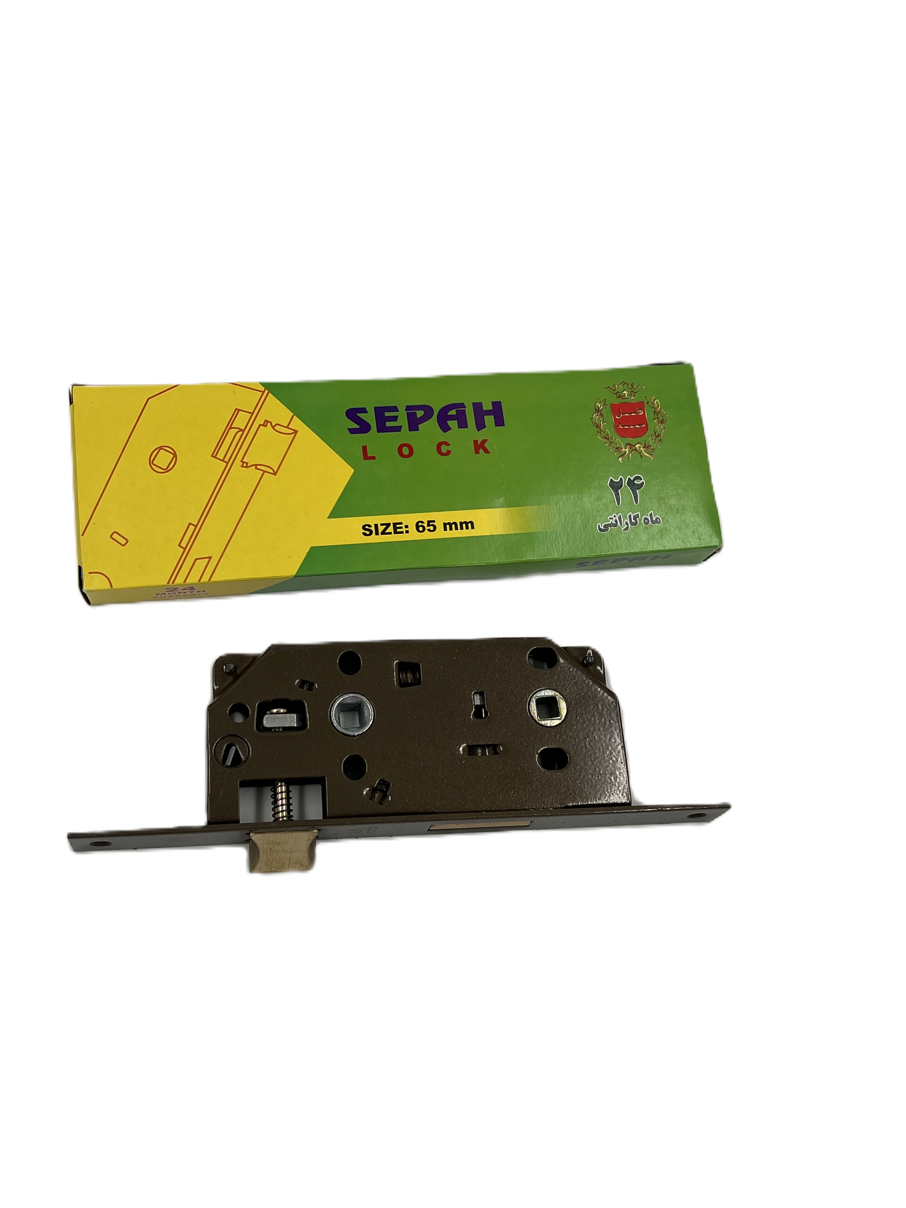 قفل6.5سانت درب چوبی سرویسی